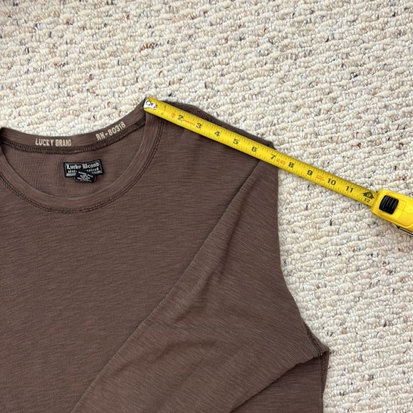 Lucky Brand Long Sleeve Brown XL Shirt - Picture 10 of 12